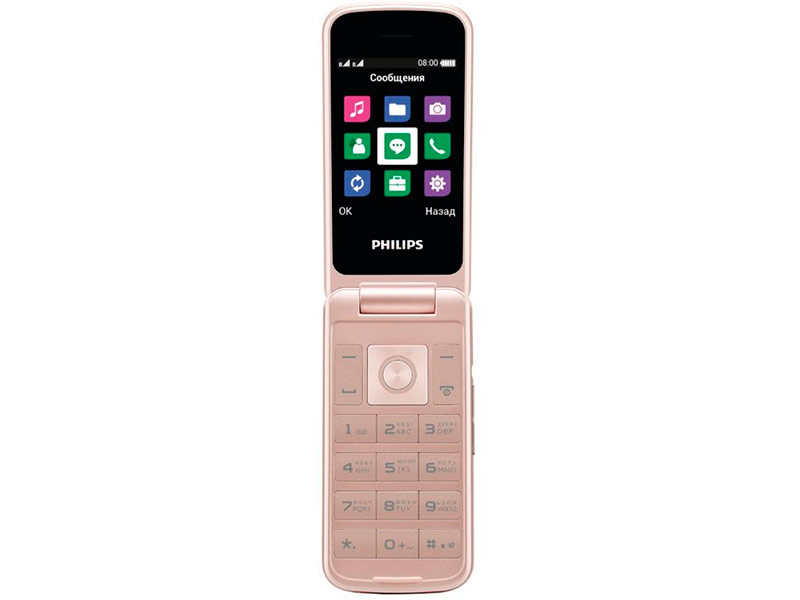 Сотовый телефон Philips Xenium E255 White