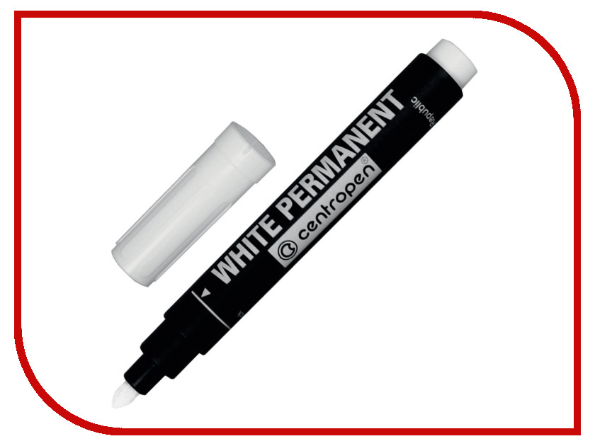 

Маркер Centropen 2.5mm White 8586/Б, 8586/Б