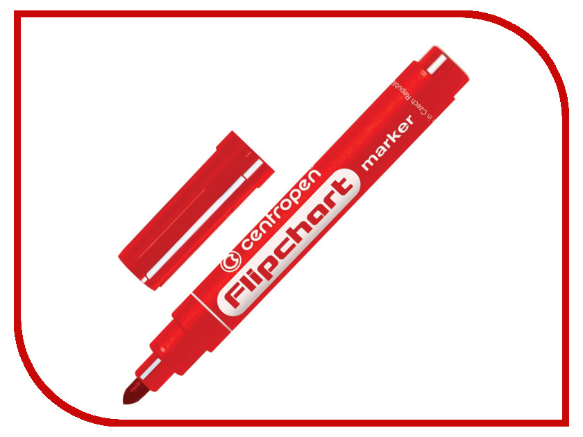 

Маркер Centropen 2.5mm Red 8550/1К, 8550/1К