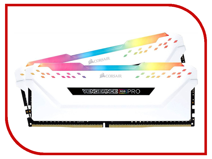 фото Модуль памяти Corsair Vengeance RGB Pro DDR4 DIMM 2666MHz PC4-21300 CL16 - 32Gb KIT (2x16Gb) CMW32GX4M2A2666C16W