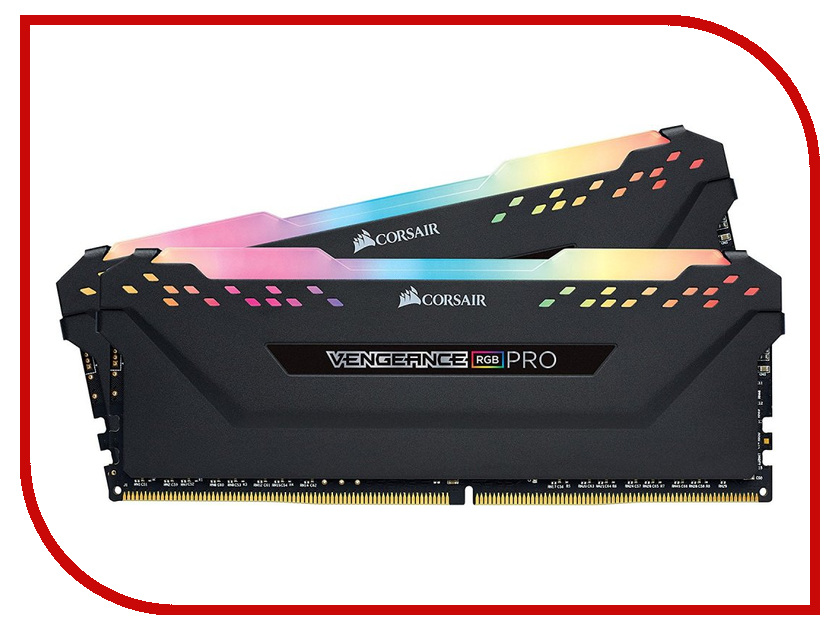 фото Модуль памяти Corsair Vengeance RGB Pro DDR4 DIMM 3333MHz PC4-26600 CL16 - 32Gb KIT (2x16Gb) CMW32GX4M2C3333C16