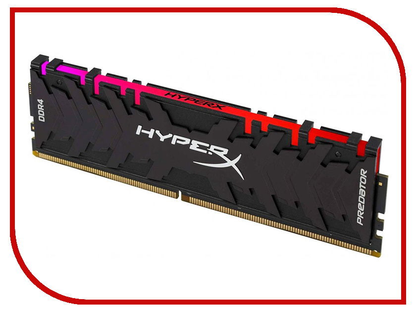 

Модуль памяти Kingston HyperX Predator RGB DDR4 DIMM 3200MHz PC4-25600 CL16 - 16Gb HX432C16PB3A/16, HX432C16PB3A/16