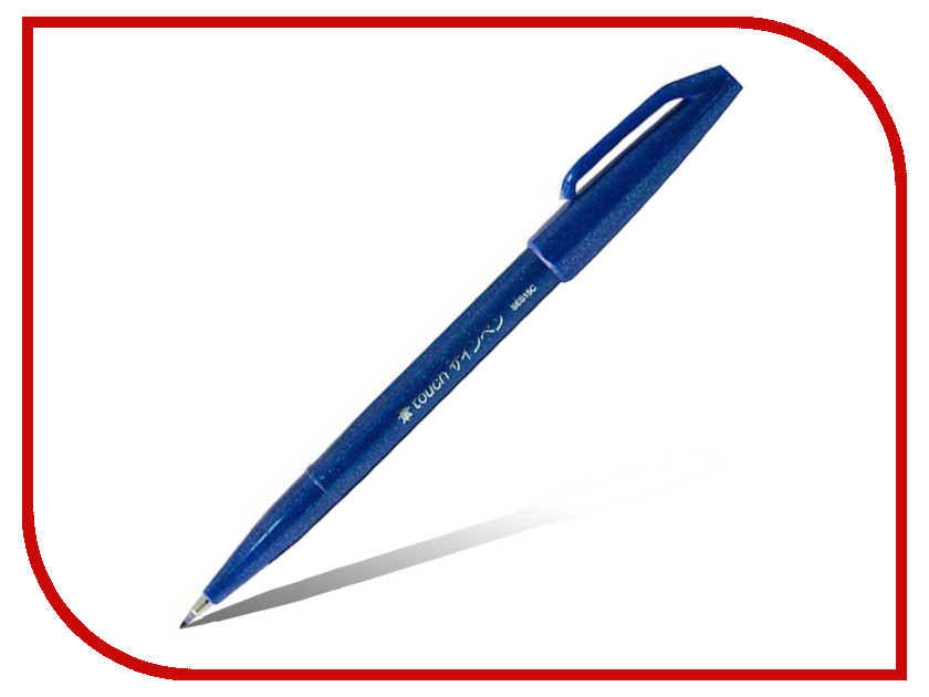 

Фломастер-кисть Pentel Brush Sign Pen Blue SES15C-C, Brush Sign Pen