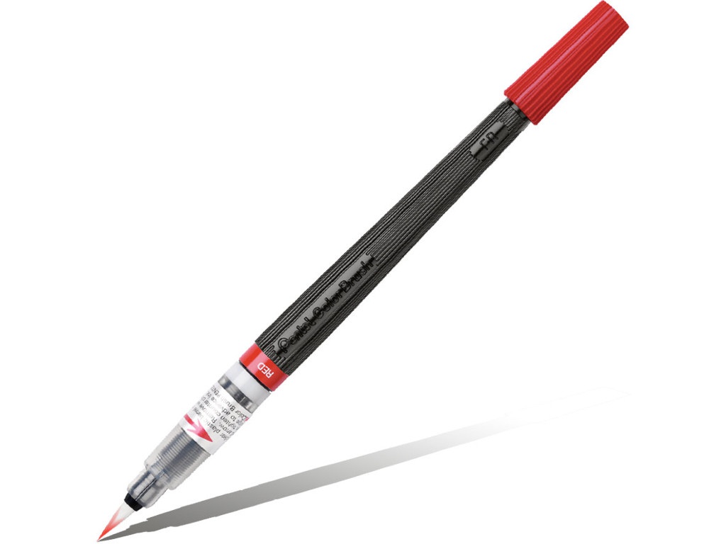 

Кисть с краской Pentel Colour Brush Red XGFL-102, Colour Brush