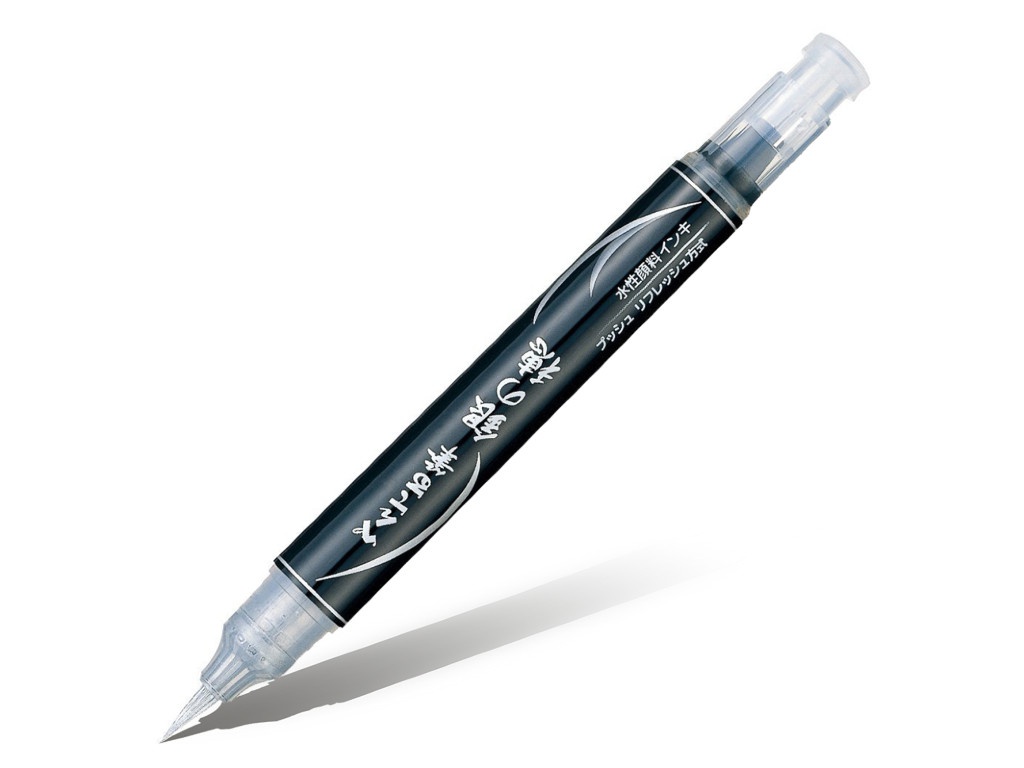 

Маркер-кисть с подкачкой чернил Pentel Silver XGFH-Z, XGFH-Z