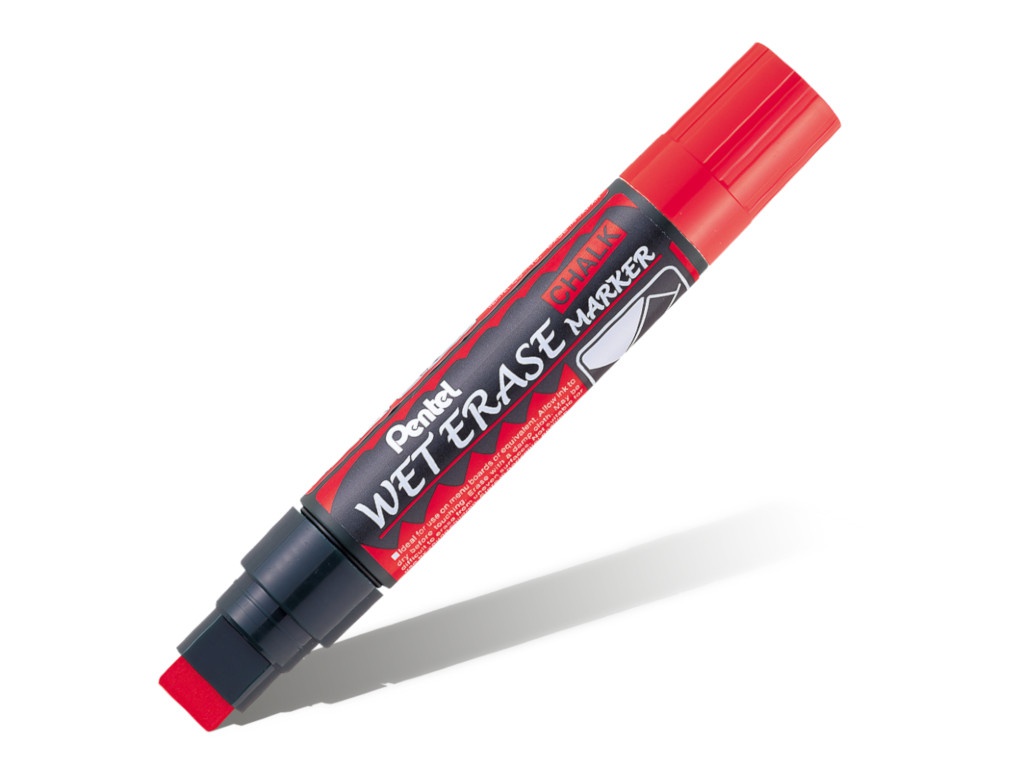 

Маркер Pentel Wet Erase Marker 10-15mm Red SMW56-B, SMW56-B