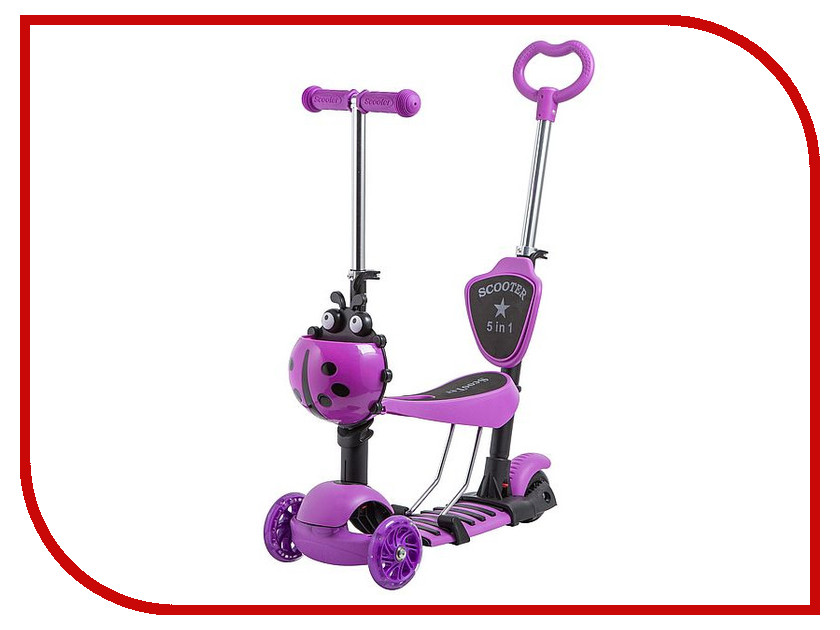 

Самокат Novatrack Disco-Kids Purple 120SB.DISCOKIDS.VL9, Disco-Kids