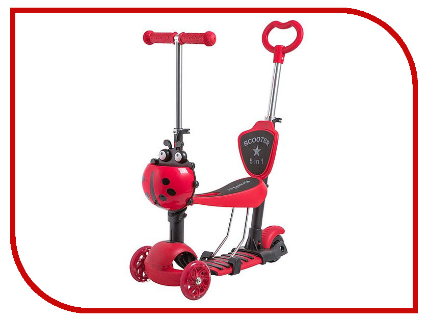 

Самокат Novatrack Disco-Kids Red 120SB.DISCOKIDS.RD9, Disco-Kids