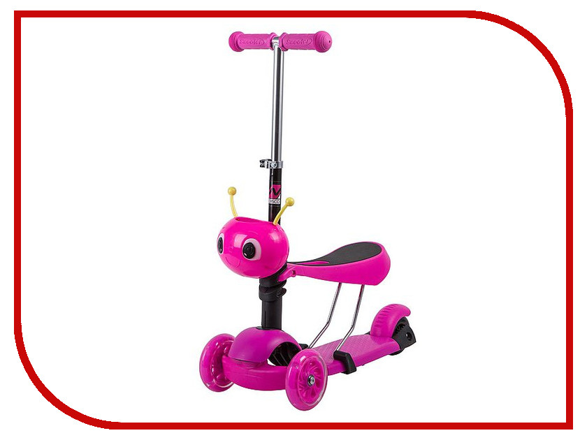 

Самокат Novatrack Disco-Kids Pink 120S.DISCOKIDS.PN9, Disco-Kids