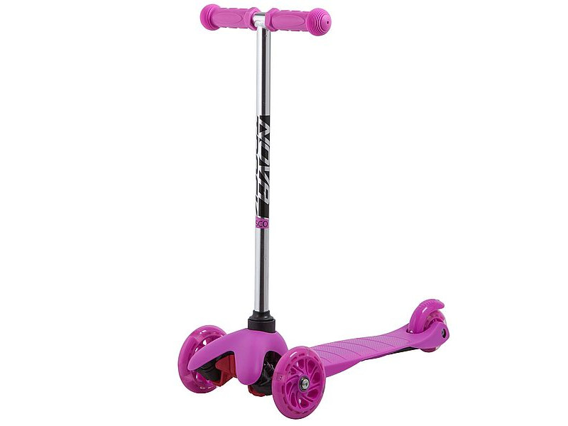 фото Самокат novatrack disco-kids light pink 120discokids.pn9