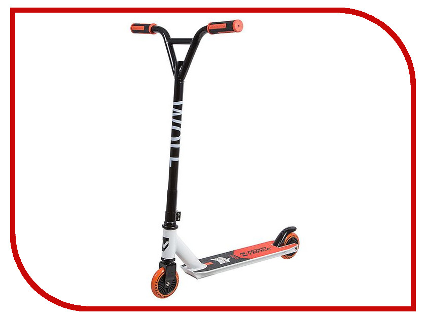 

Самокат Novatrack Wolf EL White-Orange 100P.WOLF.WOR9, Wolf EL