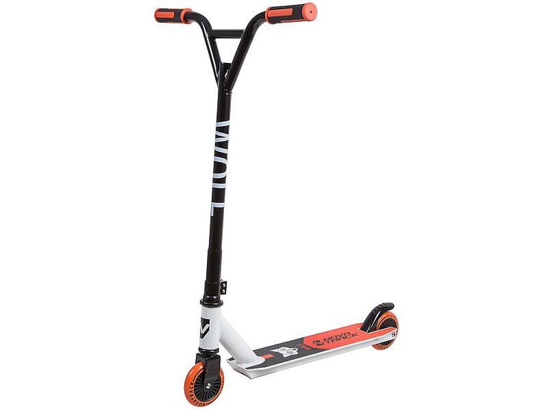 

Самокат Novatrack Wolf EL White-Orange 100P.WOLF.WOR9, Wolf EL
