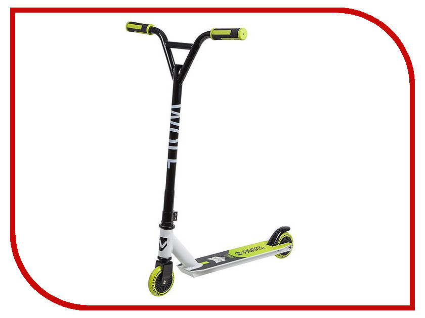 

Самокат Novatrack Wolf EL White-Green 100P.WOLF.WGN9, Wolf EL