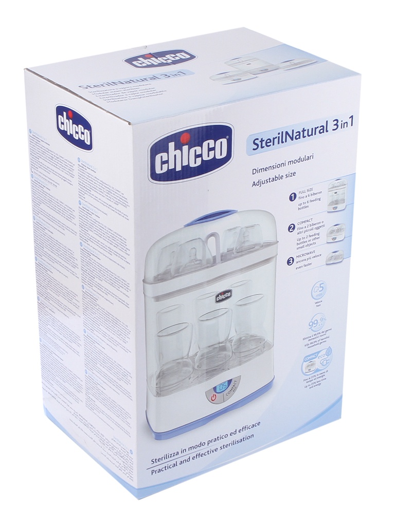 

Стерилизатор Chicco 3 in 1 00007391000000, 00007391000000