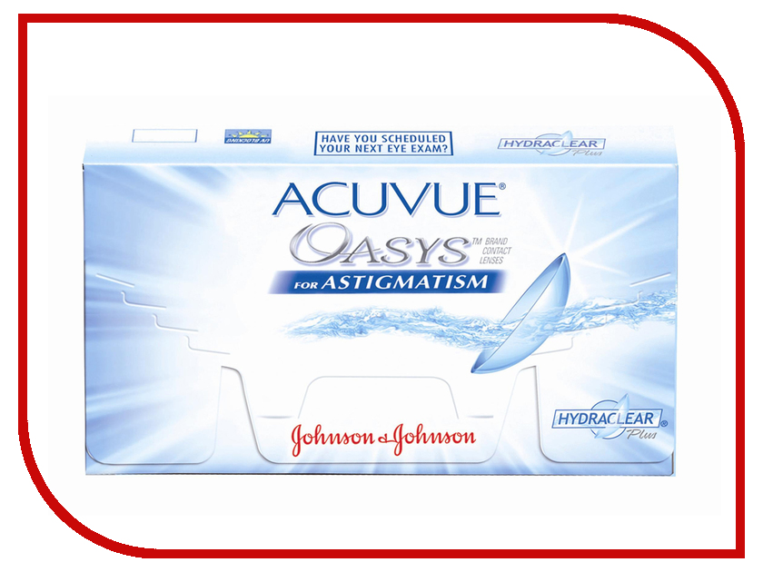 фото Контактные линзы Johnson & Johnson Acuvue Oasys for Astigmatism (6 линз / 8.6 / -1.50 / -0.75 100) Johnson &amp; johnson