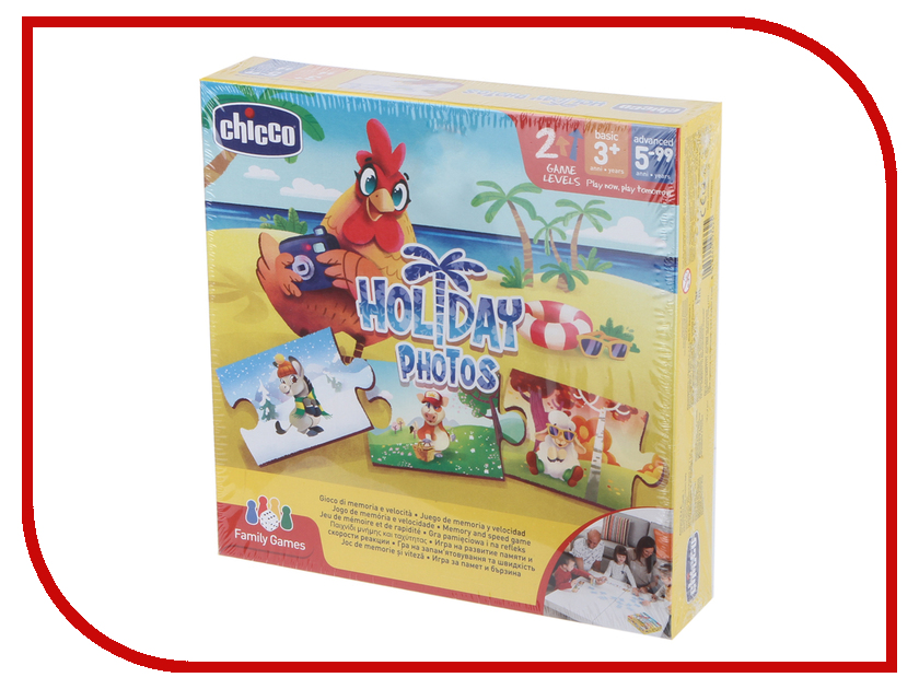 

Настольная игра Chicco Holidays Photo 00009488000000, Holidays Photo