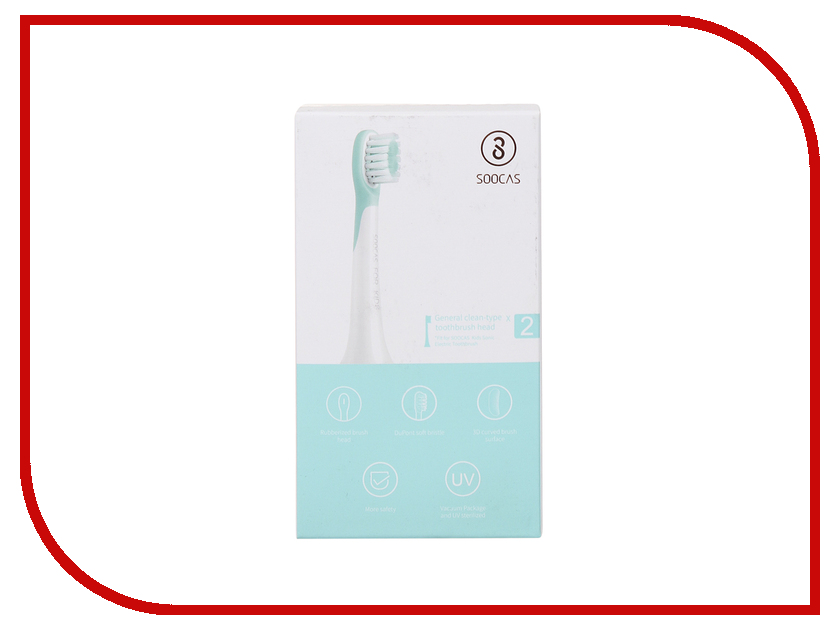 

Сменные насадки Xiaomi Soocas Сhildrens Electric ToothBrush C1 White-Green, Soocas Сhildrens Electric ToothBrush C1