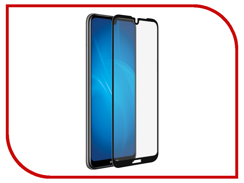 фото Аксессуар Защитное стекло для Huawei Y7 Pro 2019 CaseGuru Glue Full Screen 0.33mm Black 105271