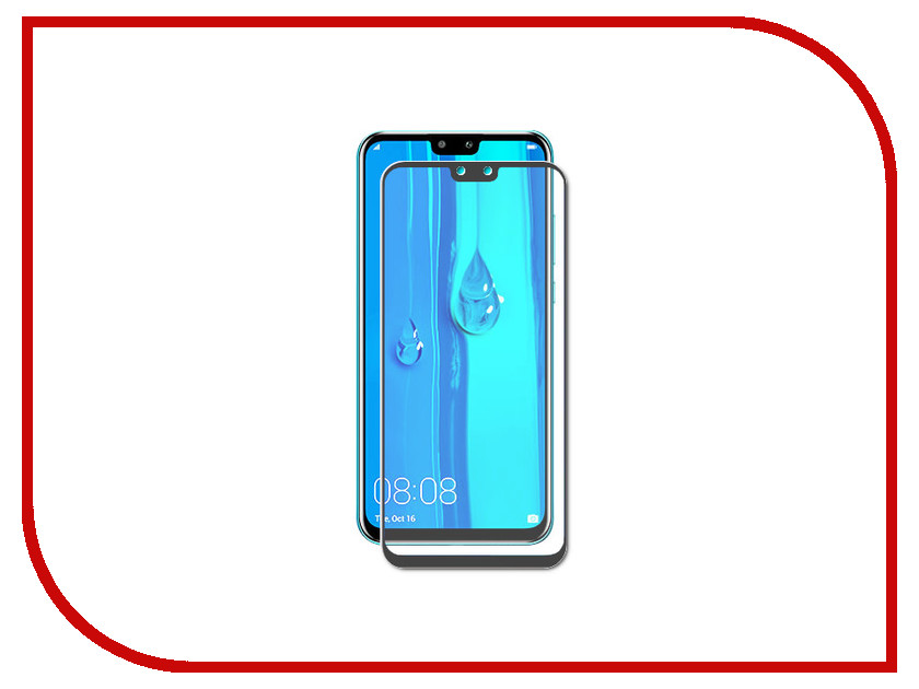 фото Аксессуар Защитное стекло для Huawei Y9 2019 CaseGuru Glue Full Screen 0.33mm Black 105014