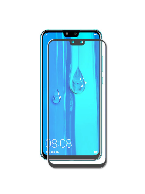 фото Аксессуар Защитное стекло CaseGuru для Huawei Y9 2019 Glue Full Screen 0.33mm Black 105014