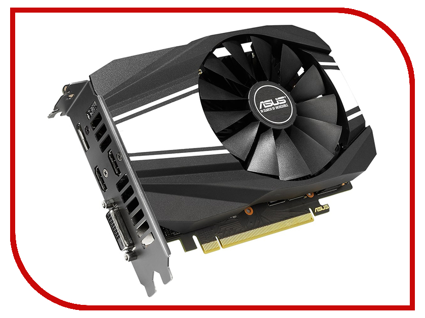 фото Видеокарта ASUS GeForce GTX 1660 Ti Phoenix OC 1500Mhz PCI-E 3.0 6144Mb 12002Mhz 192 bit DP 2xHDMI DVI PH-GTX1660TI-O6G