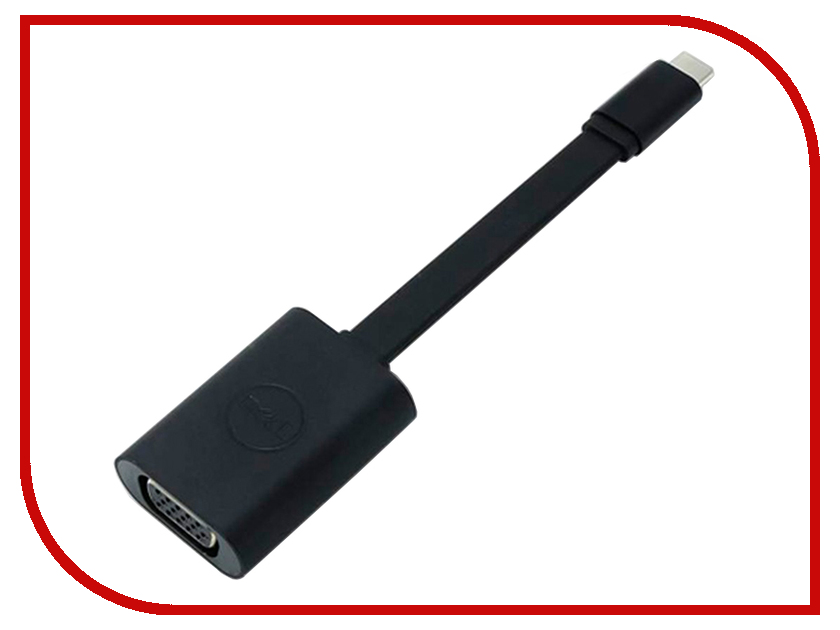 фото Аксессуар Dell Adapter USB-C - VGA 470-ABNC