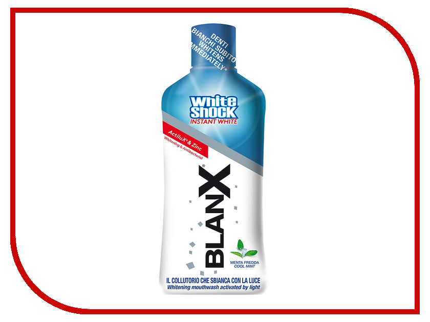 

Жидкость для ирригатора Blanx White Shock Mouthwash 500ml, Blanx White Shock