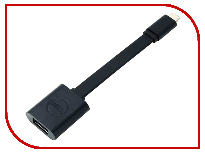 фото Аксессуар Dell Adapter USB-C - USB A 3.0 470-ABNE