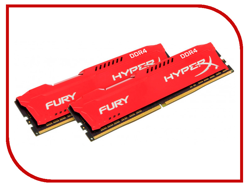 

Модуль памяти Kingston HyperX Fury Red DDR4 DIMM 2933MHz PC4-23400 CL16 - 16Gb KIT (2x8Gb) HX429C17FR2K2/16, HX429C17FR2K2/16