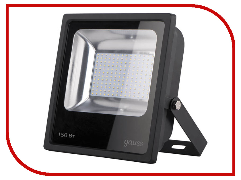 

Прожектор Gauss LED Qplus 150W 14000Lm IP65 6500К Black 613100150, 613100150