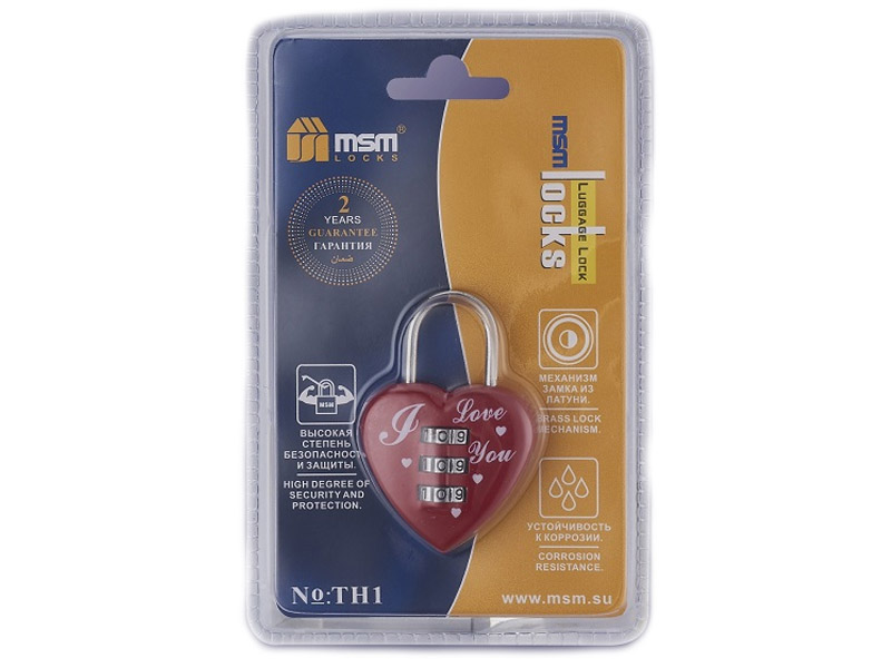 

Замок MSM TH1 Red, TH1
