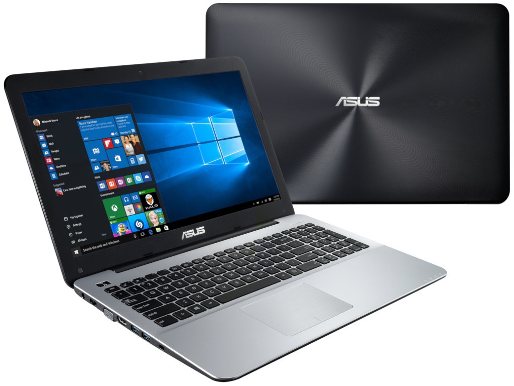 

Ноутбук ASUS VivoBook X555QA-DM338T Matt Black 90NB0D52-M04360 (AMD A12-9720P 2.7 GHz/12288Mb/1000Gb+128Gb SSD/AMD Radeon R7/Wi-Fi/Bluetooth/Cam/15.6/1920x1080/Windows 10 64-bit), VivoBook X555QA-DM338T