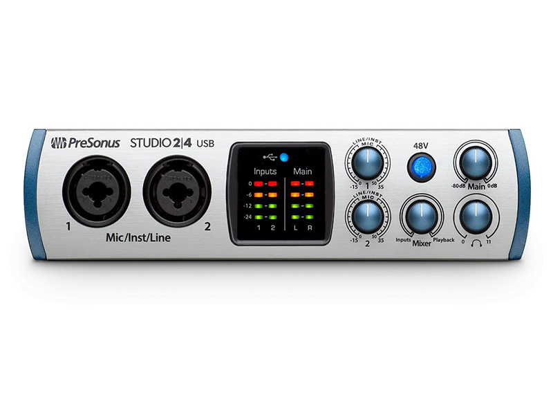 

Аудиоинтерфейс PreSonus Studio 24, Studio 24