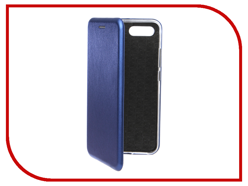 

Аксессуар Чехол для Huawei Honor 10 Innovation Book Silicone Magnetic Blue 14644, 14644