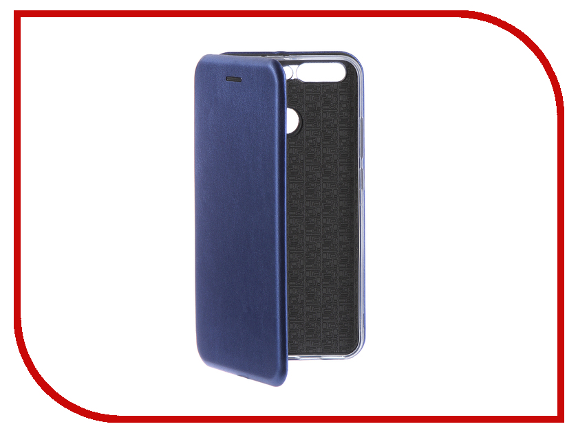 

Аксессуар Чехол для Huawei Honor 8 Pro Innovation Book Silicone Magnetic Blue 14670, 14670