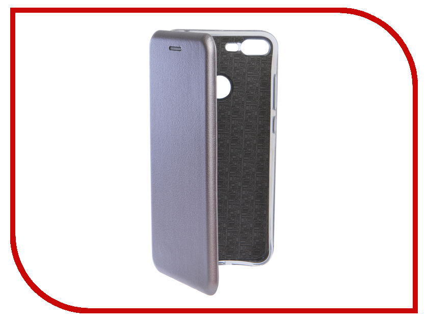 

Аксессуар Чехол для Huawei Honor 9 Lite Innovation Book Silicone Magnetic Silver 14677, 14677