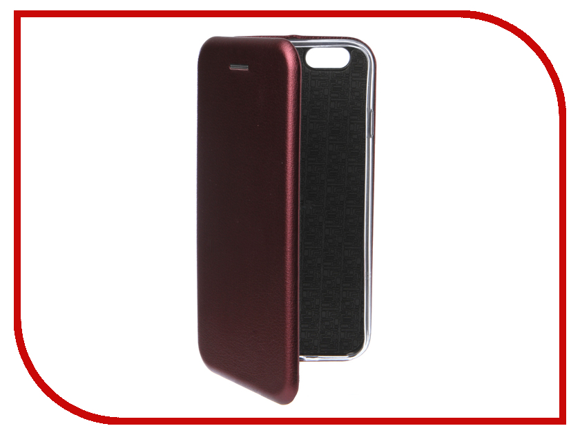 

Аксессуар Чехол для APPLE iPhone 6 / 6S Innovation Book Silicone Magnetic Bordo 14712, 14712