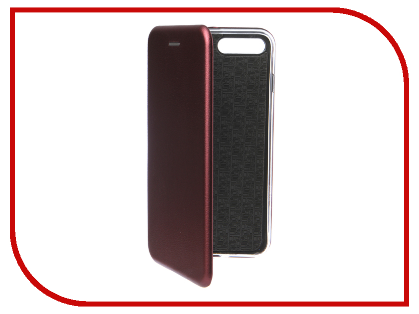 

Аксессуар Чехол для APPLE iPhone 7 Plus Innovation Book Silicone Magnetic Bordo 14708, 14708