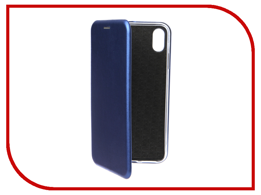 

Аксессуар Чехол Innovation для APPLE iPhone XS Max Book Silicone Magnetic Blue 14703, 14703