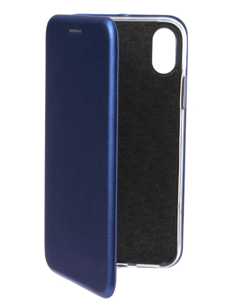 фото Чехол innovation для apple iphone x / xs book silicone magnetic blue 14705