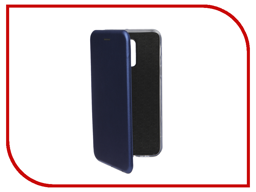 

Аксессуар Чехол Innovation для Samsung Galaxy A6 Plus 2018 Book Silicone Magnetic Blue 14701, 14701