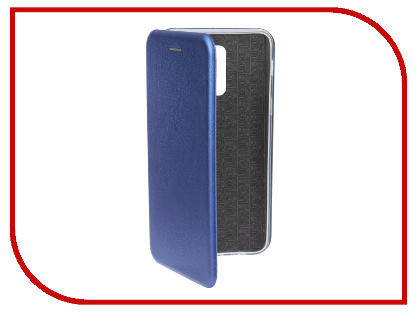 фото Аксессуар Чехол Innovation для Samsung Galaxy J8 2018 Book Silicone Magnetic Blue 14682