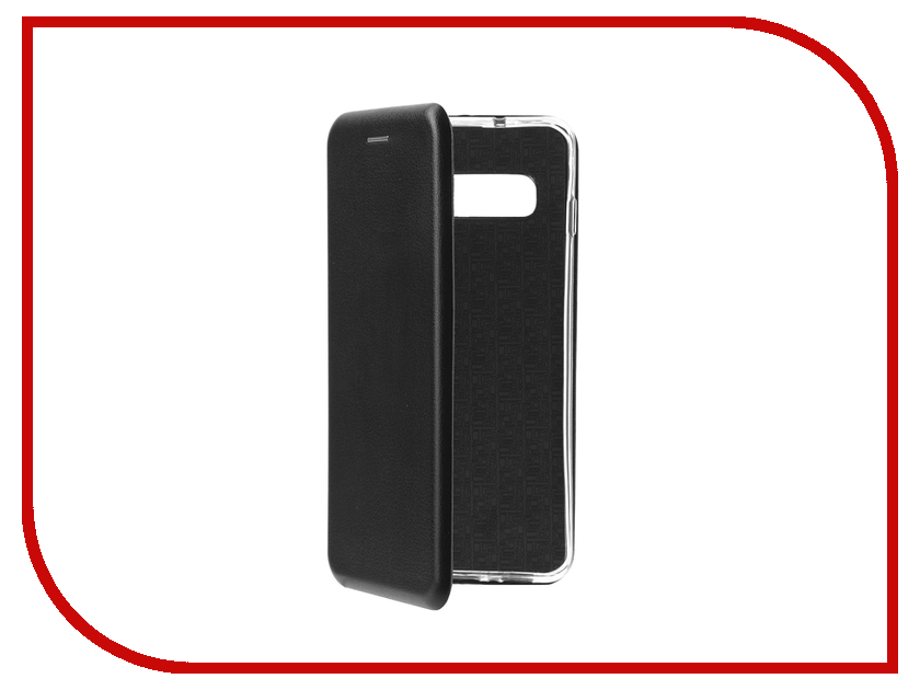 фото Аксессуар Чехол Innovation Book для Samsung Galaxy S10 Silicone Magnetic Black 14662