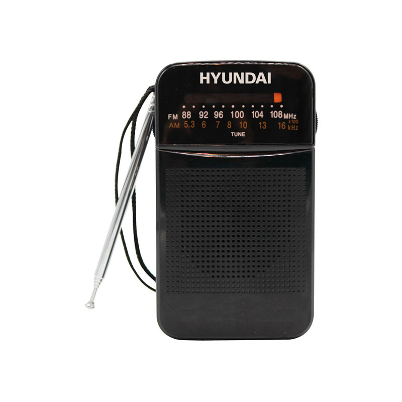 Радиоприемник Hyundai H-PSR110 Black радиоприемник с часами hyundai