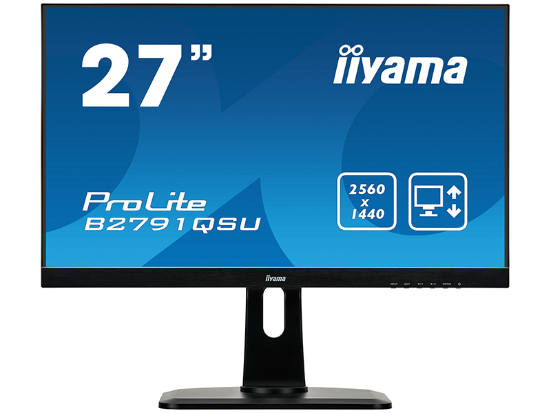 

Монитор Iiyama ProLite B2791QSU-B1 Black, B2791QSU-B1