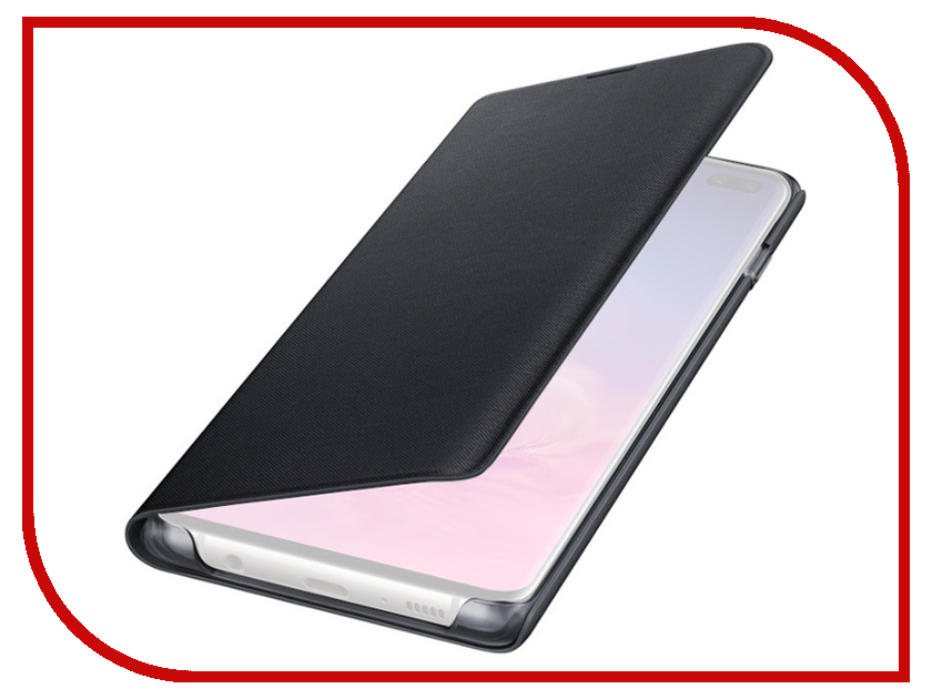 фото Аксессуар Чехол для Samsung Galaxy S10 Plus LED View Cover Black EF-NG975PBEGRU