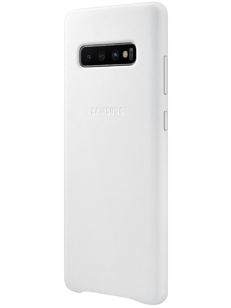 

Аксессуар Чехол для Samsung Galaxy S10 Plus Leather Cover White EF-VG975LWEGRU, EF-VG975LWEGRU