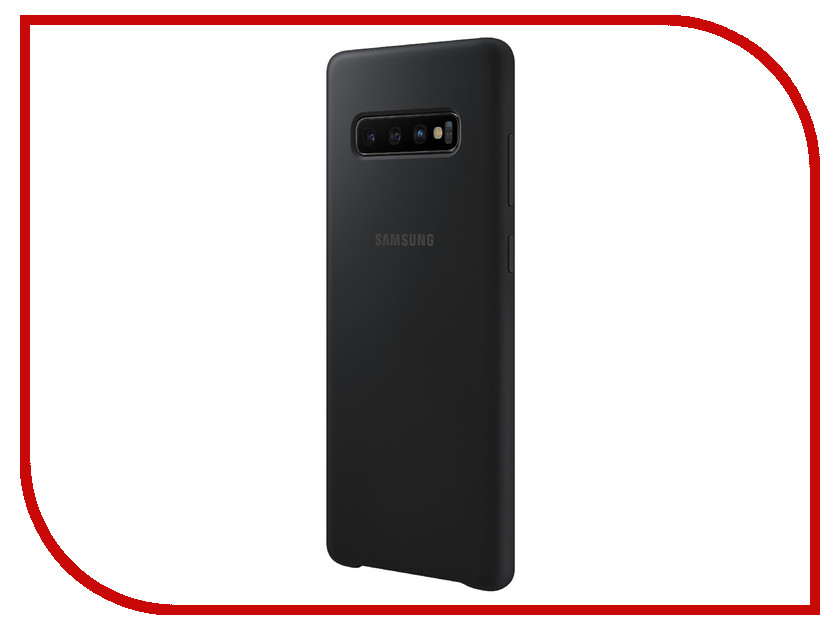 фото Аксессуар Чехол для Samsung Galaxy S10 Plus Silicone Cover Black EF-PG975TBEGRU