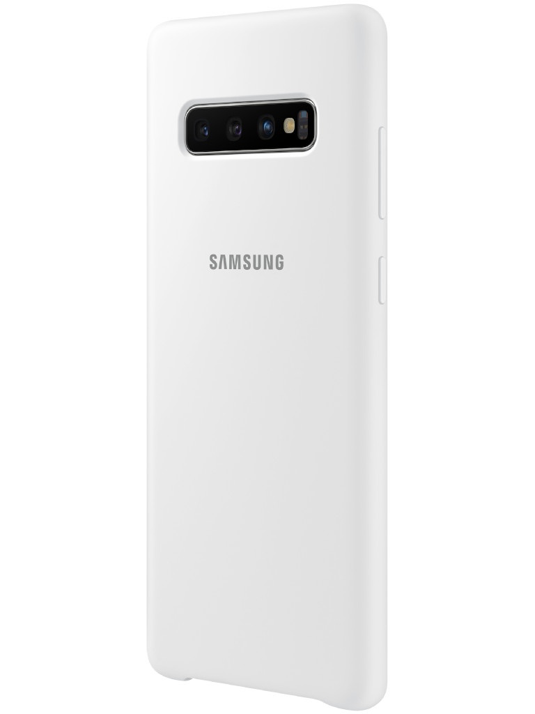 

Аксессуар Чехол для Samsung Galaxy S10 Plus Silicone Cover White EF-PG975TWEGRU, EF-PG975TWEGRU