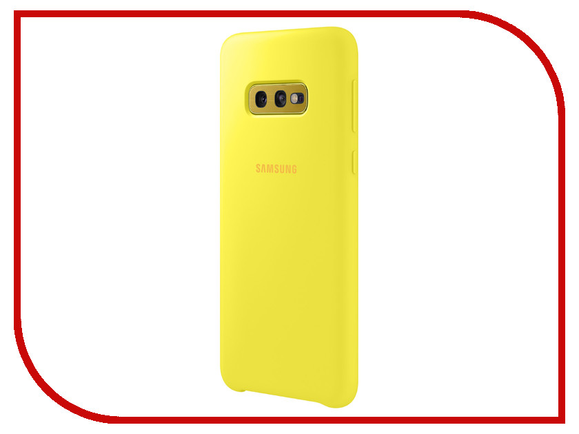 фото Аксессуар Чехол для Samsung Galaxy S10E Silicone Cover Yellow EF-PG970TYEGRU